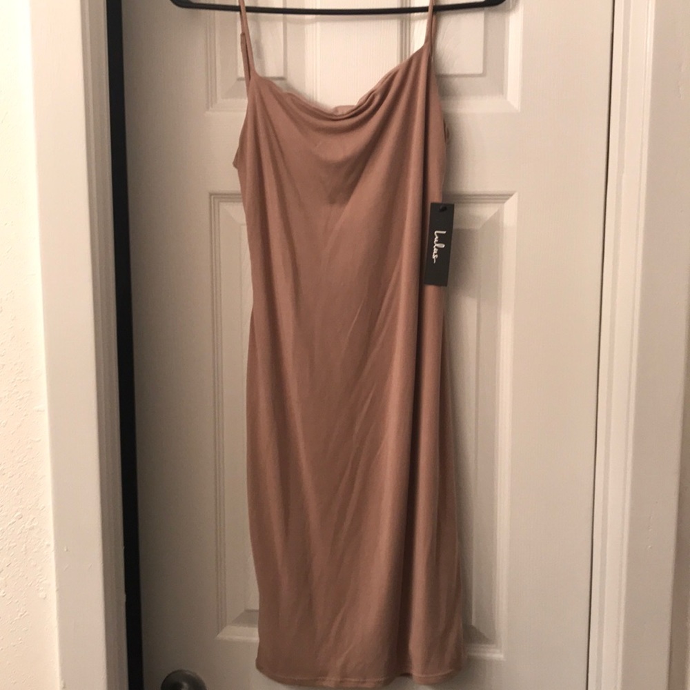 Tan dress